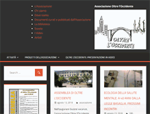 Tablet Screenshot of oltreloccidente.org